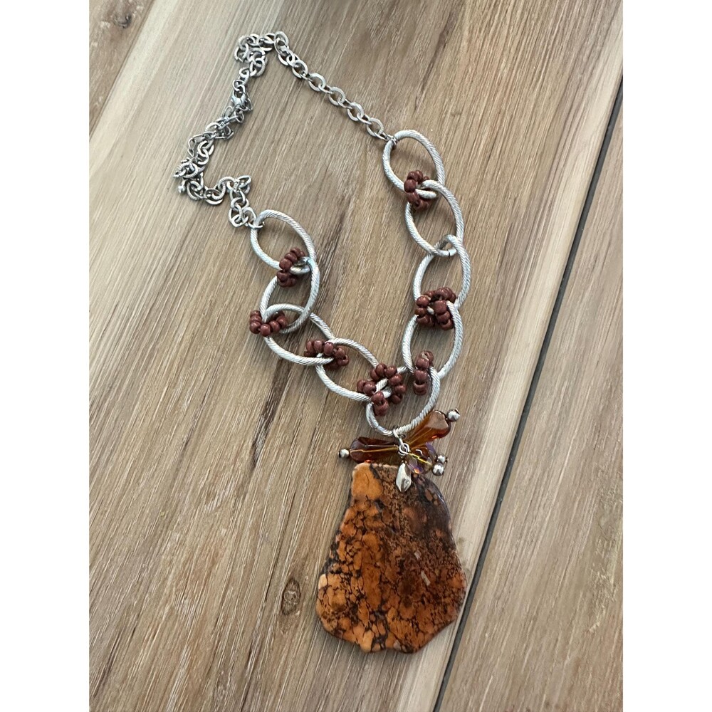 Artisan Boho Western Canyon Jasper Necklace